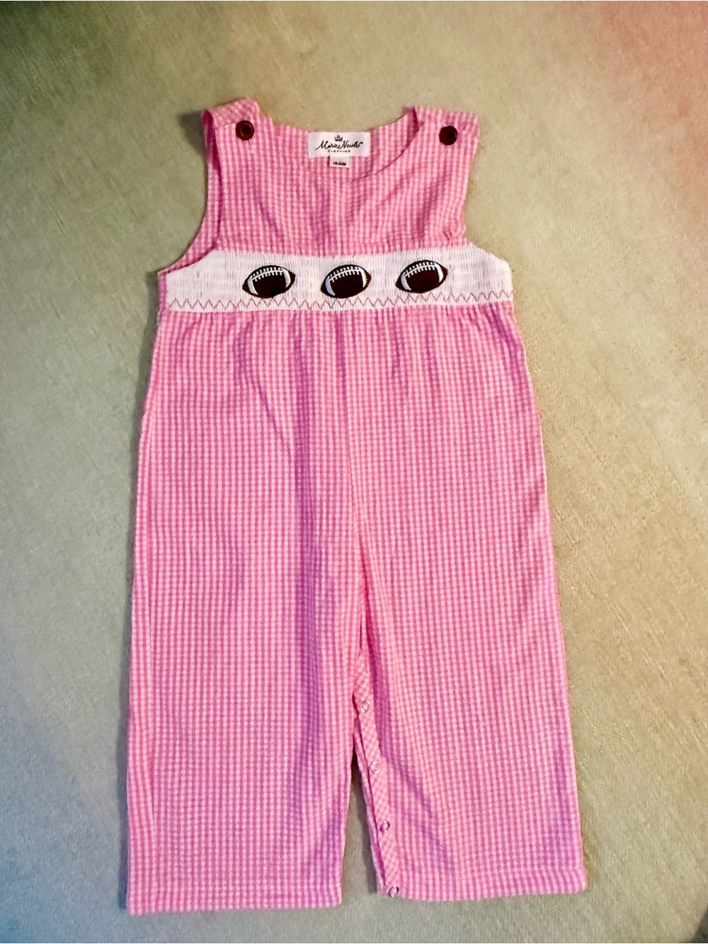 Marie Nicole Smocked Football Longall / Jon Jon